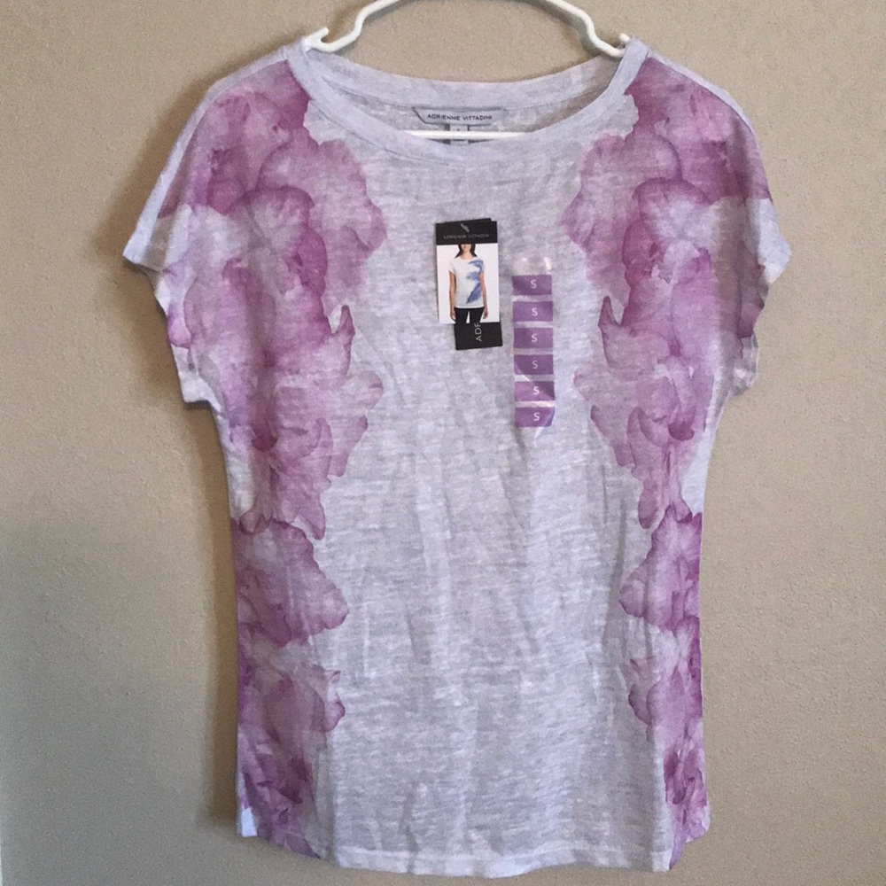 Adrianne Vittadini Floral Tee